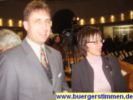 Sonderangebot: informelle Kontakte - Prof. Ulrichs (FDP) und Beate Behrens (Pro City) von Pressefoto