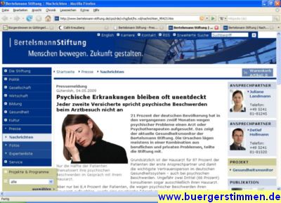 Pressefoto: http://www.buergerstimmen.de/ , 2009 © Hier ist die Schrift größer und der Text ist zu lesen. Aber der grüne Kasten unten links überlappt schon den Text.jpg
