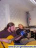 Onkel Hanke ist ein Musiker f&uuml;r sich. W&auml;hrend der Livesendung beim Stadtradio G&ouml;ttingen wurden nat&uuml;rlich auch Erinnerungsfotos gemacht, wie hier von Philipp (Spieltrieb).