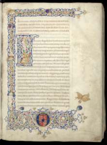 Universitätsbibliothek Göttingen © Handschrift: Titelseite der 'Corvine', 2 Cod. Ms. Philol 36 Cim