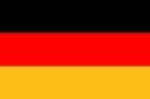unbekannt &copy; Die deutsche Bundesflagge hat nat&uuml;rlich horizontale Streifen. in den Farben Schwarz Rot Gold.