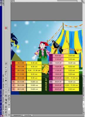 DT - Porth , 2006 &copy; 2. Screenplot zum Terminplan f&uuml;r das Theaterzeltst&uuml;ck "die kleine Hexe".<br />
