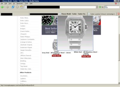 Porth , 2006 © Diese Uhr wird öffentlich als Plagiat bezeichnet und Verkauft. Die Domainadresse ist natürlich geschwärzt. Achten sie beim Vergleich auf die Zeiger.(Die Auswahl der Uhr war zufällig.)