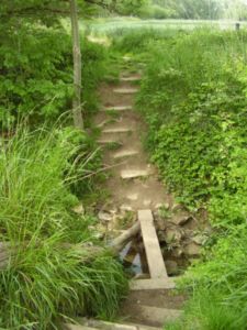Porth , 2007 &copy; Der erste Graben hatte noch eine Br&uuml;cke, aber ...