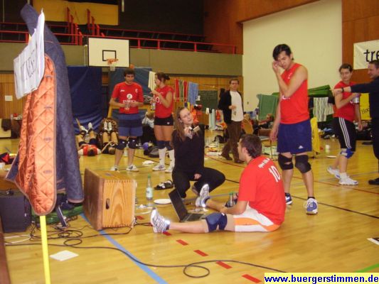 Pressefoto: Porth , 2007 &copy; Die Spieler stellten die Musik ein, die sie f&uuml;r ihr Spiel h&ouml;ren wollten. Dabei wurden anheizenden mitrei&szlig;ende Kl&auml;nge bevorzugt.