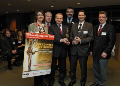 Pressefoto: Pressefoto , 2009 &copy; Die drei regionalen Sparkassen Duderstadt, Hann. M&uuml;nden und G&ouml;ttingen sowie die WRG organisieren mit dem Landrat den Innovationspreis 2009
