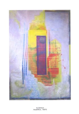 Pressefoto: , 2009 &copy; K&auml;the Charlotte Sablotzki-Weise - Im Zentrum (Acryl&ouml;l-Leinwand - 100x70).jpg