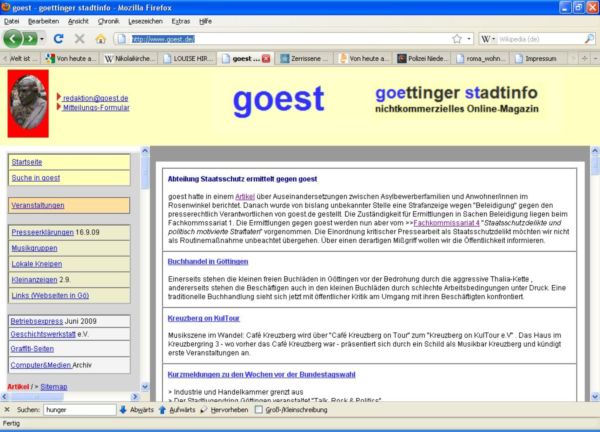 Pressefoto: , 2009 © Screen-Shot von der www.goest.de Startseite am 17.9.2009.jpg