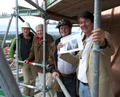 Pressefoto: , 2010 &copy; Heino Esther, Kirchenkreisamt, Bernd Menke, Menke Ger&uuml;stbau, Harald Storz, Pastor St. Jacobi Kirchengemeinde, Wolfgang Beisert, Beisert & Hinz Unternehmenskommunikation.