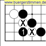 Pressefoto: http://www.buergerstimmen.de/ , 2010 &copy; So kann Schwarz ein Doppelatari erzwingen