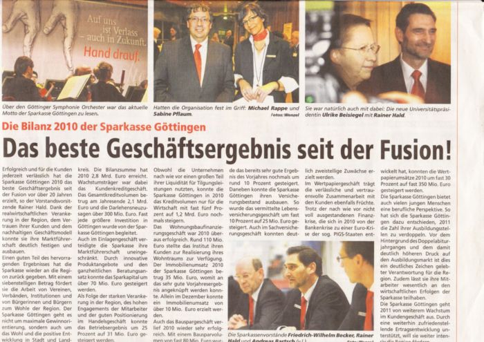 Pressefoto: , 2011 &copy; Der zweite Teil der schlecht gekennzeichnenten Anzeige der Sparkasse G&ouml;ttingen auf Seite 13 im Extra Tip G&ouml;ttingen