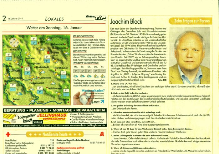 Pressefoto: , 2011 &copy; Rahmen wie bei den Notdienste und beim Interview, swerden auch f&uuml;r redaktionelle Artikel genutzt
