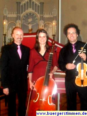 Foto vom Pressemelder: Dr. Dieter Porth , 2012 &copy; Das Trio CordArte bestehend aus Markus