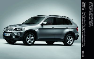 Pressefoto: , 2008 &copy; BMW X5 Security der Schutzklasse VR4