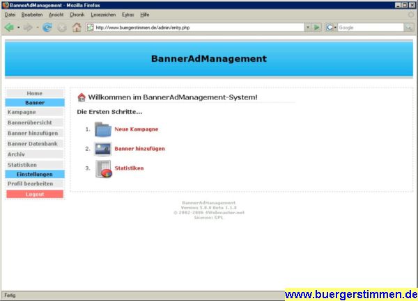 Pressefoto: http://www.buergerstimmen.de/ , 2008 &copy; Der &ouml;ffentliche Bereich vom -lyriker- zum Upload des Gedichte-Banners