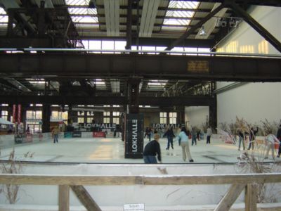 Pressefoto: GWG - Lokhalle , 2007 &copy; Blick auf die Eisbahn in der Lokhalle.