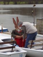 Tuscheln mit dem Osterhasen